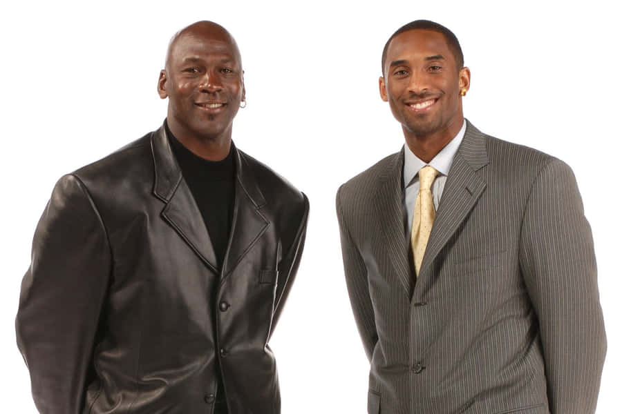 Kobe Bryant En Michael Jordan Achtergrond