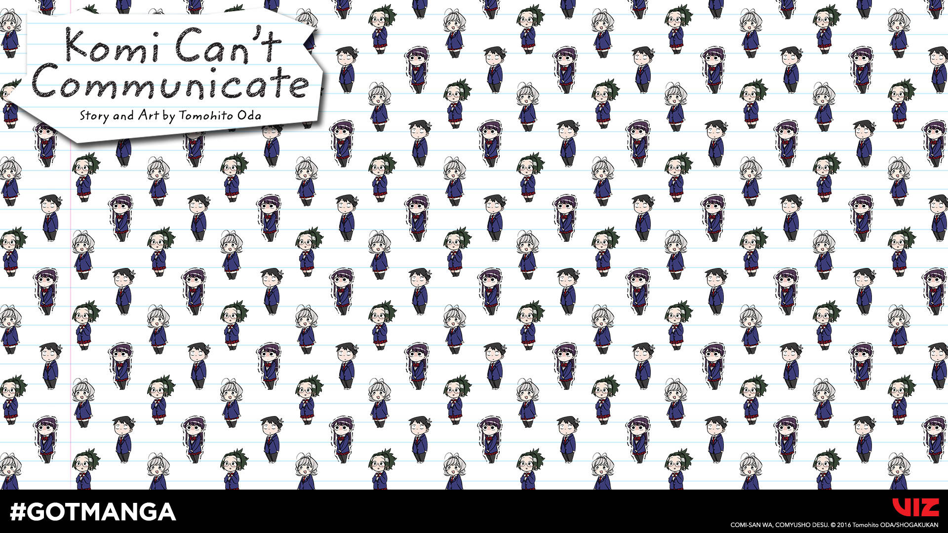 Komi Cant Communicate Wallpaper