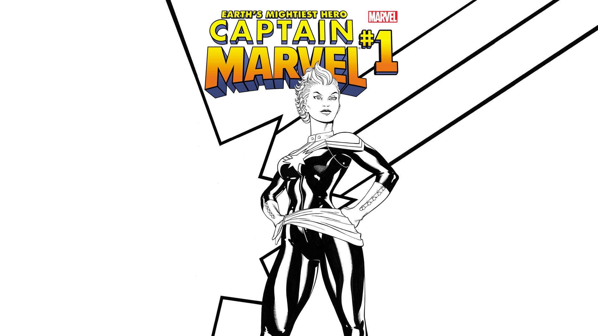 Komputer Captain Marvel Wallpaper