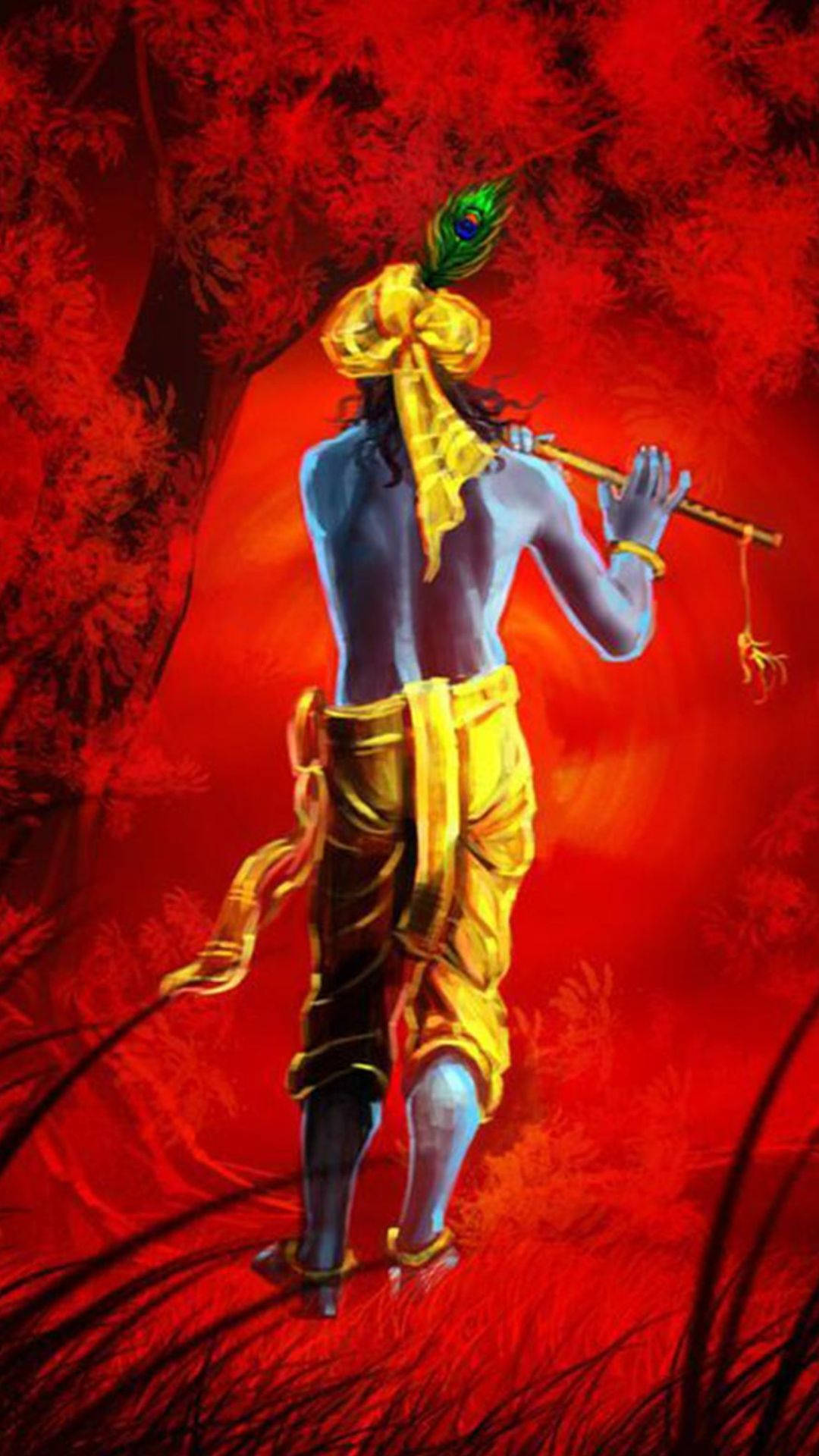 Krishna Gelap Wallpaper