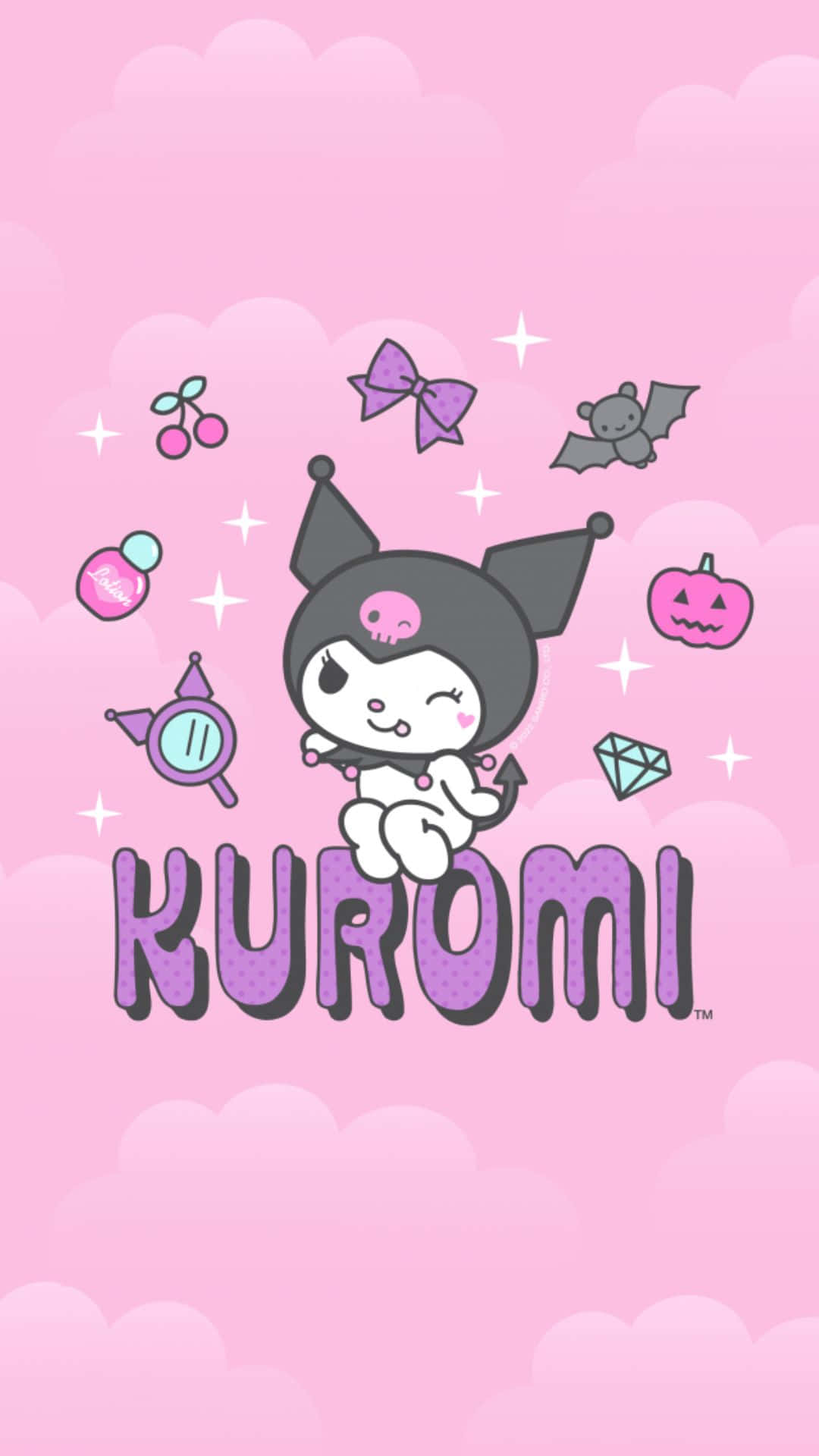 Kuromi Kawaii Achtergrond