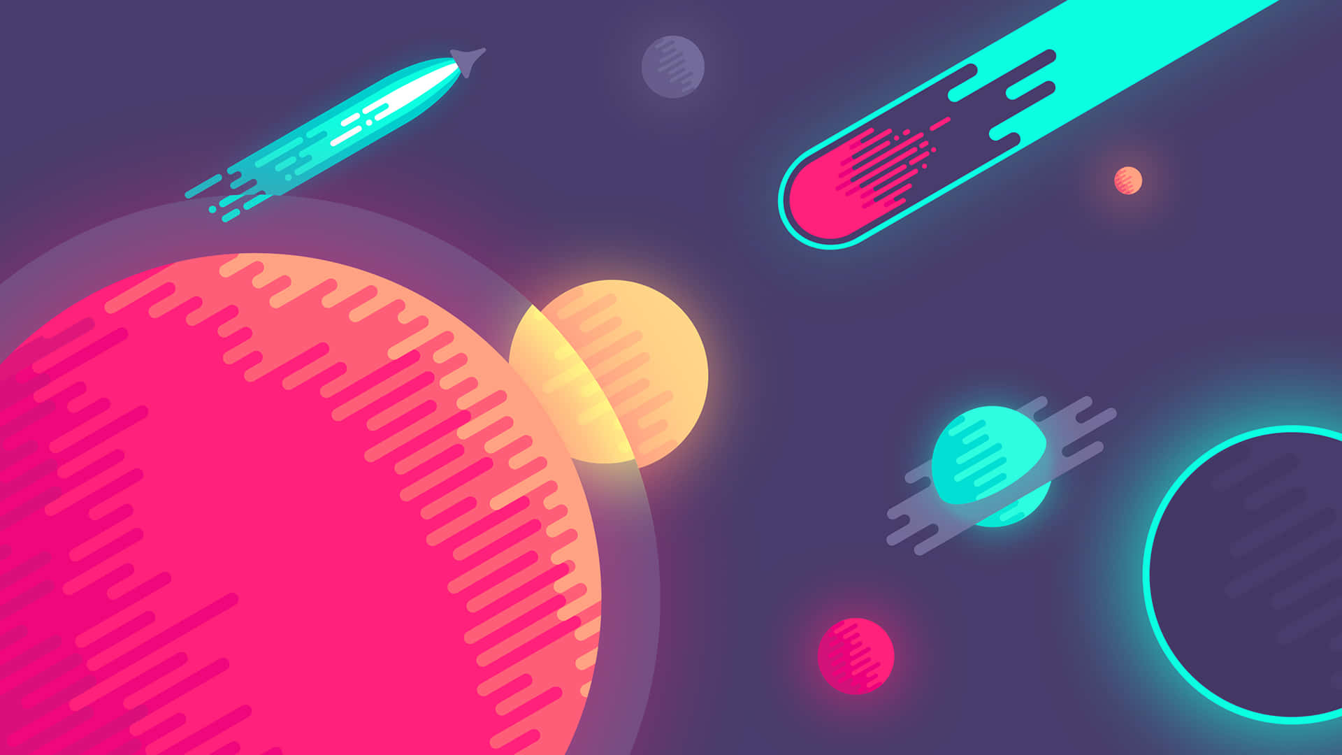 Kurzgesagt Background Wallpaper