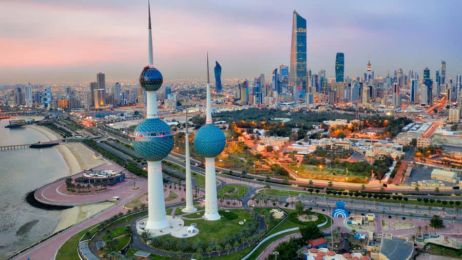 Kuwait Towers Achtergrond