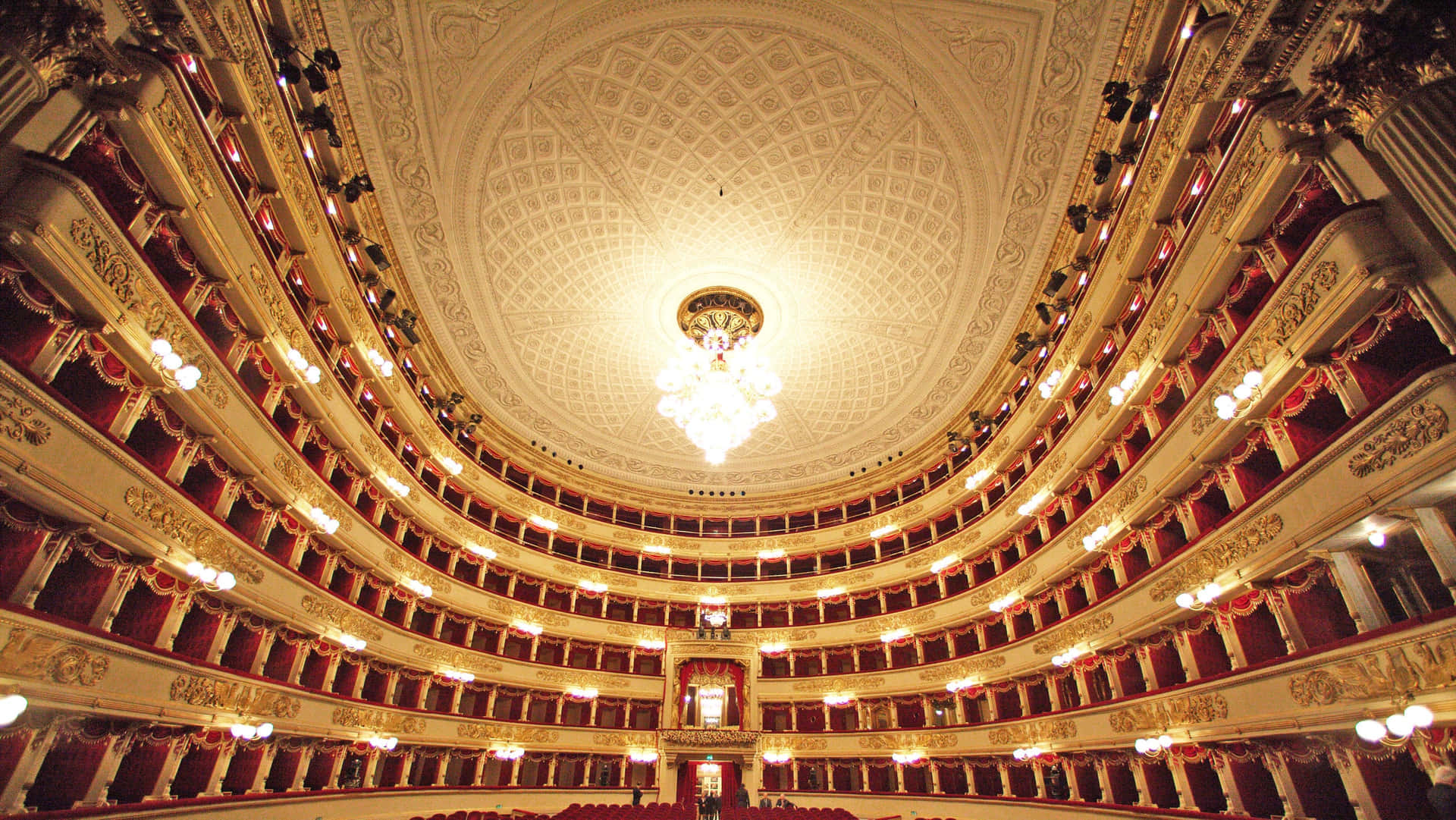 La Scala Opera Huis Achtergrond