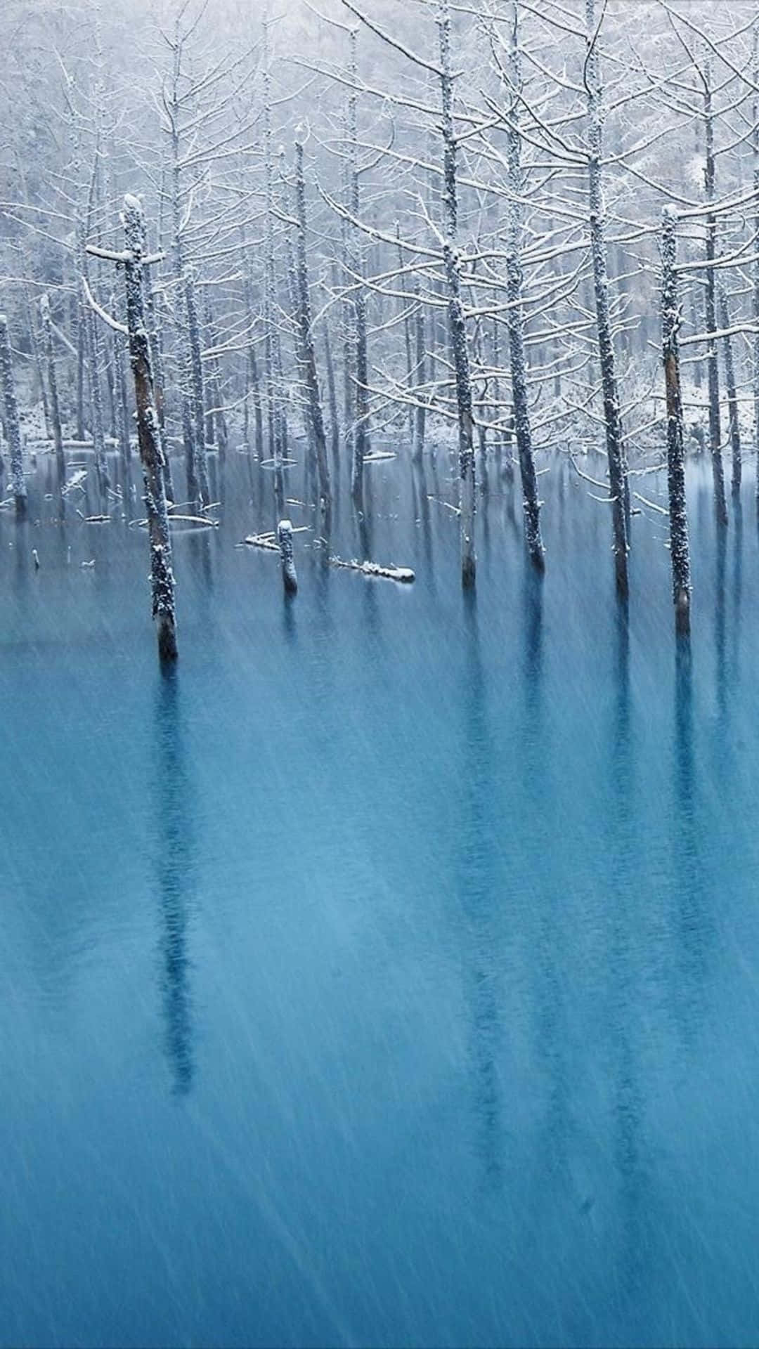 Lac Gelé Fond d'écran