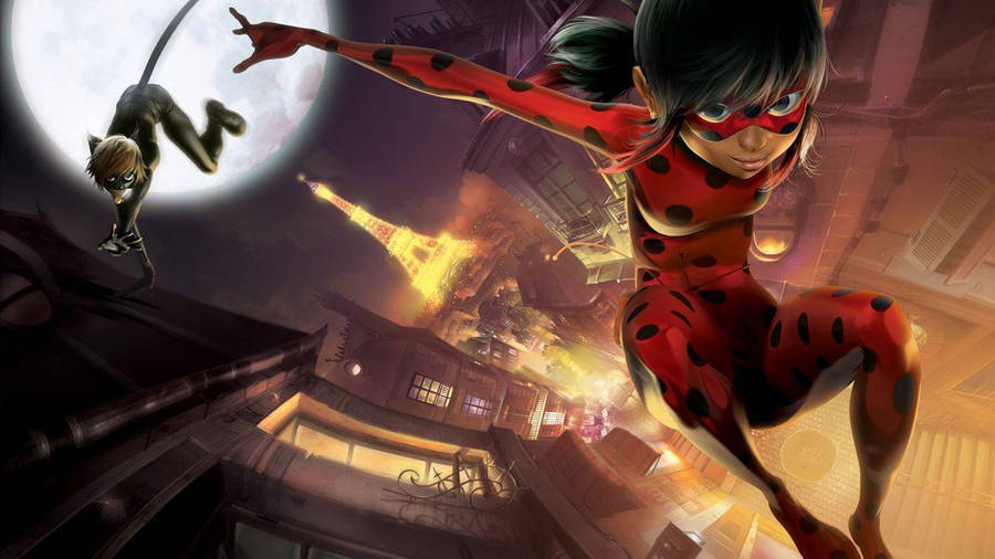 Ladybug And Cat Noir Pictures Wallpaper