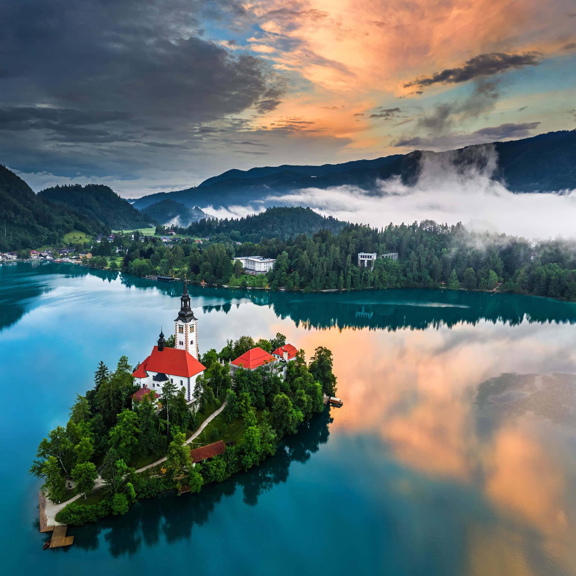 Lake Bled Achtergrond