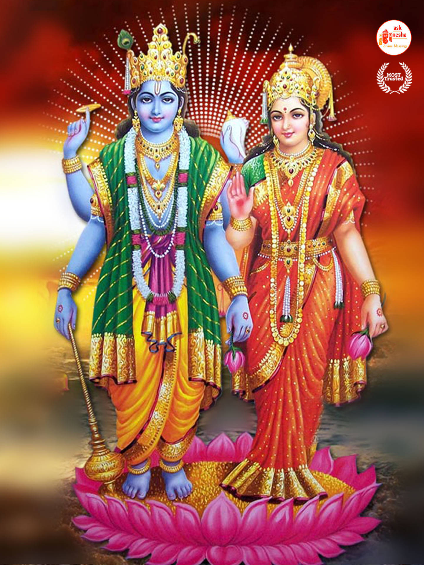 Lakshmi Bakgrunnsbildet