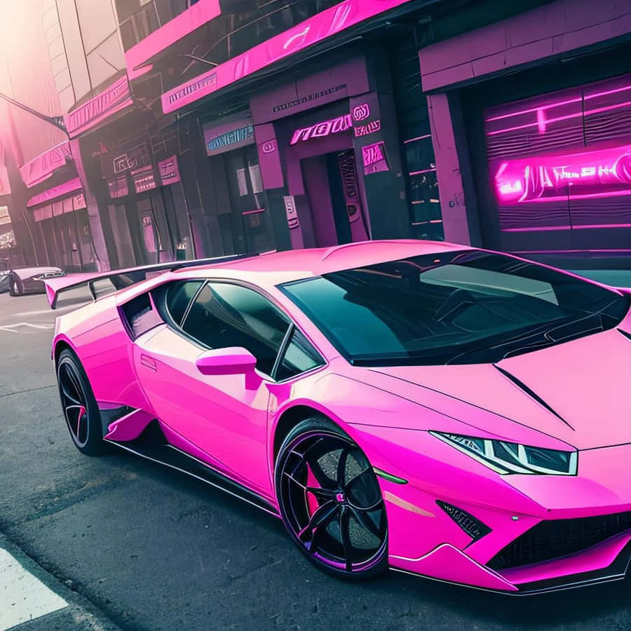 Lamborghini Pink Wallpaper