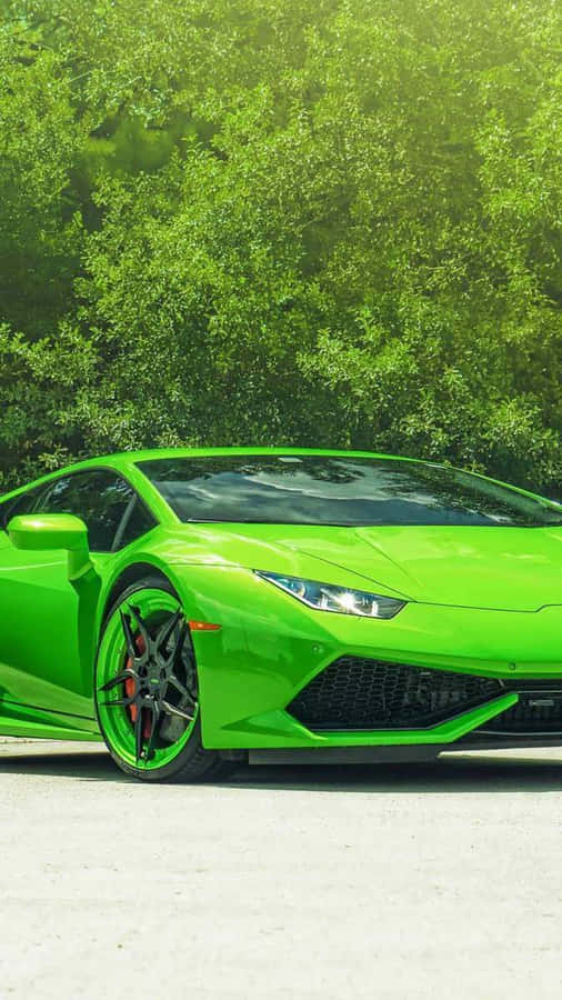 Lamborghini Verte Iphone Fond d'écran