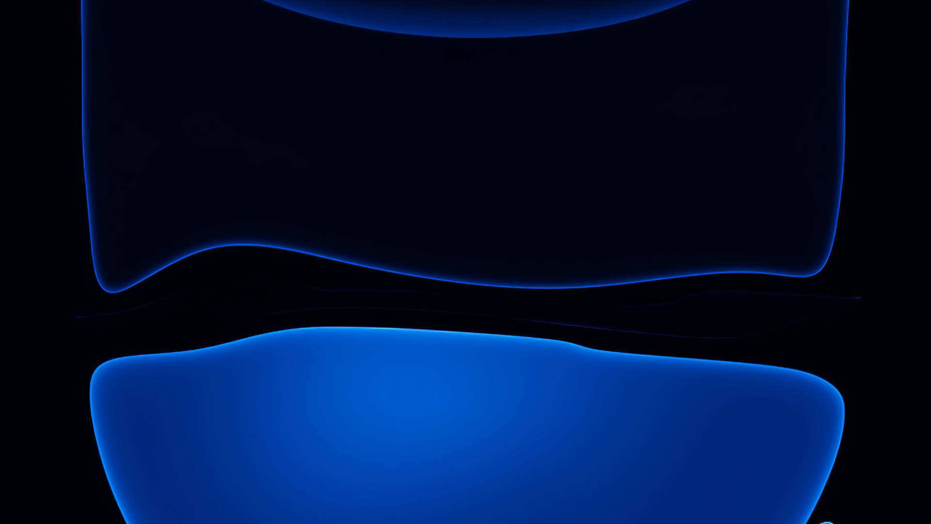 Laptop Estético Escuro E Azul Papel de Parede