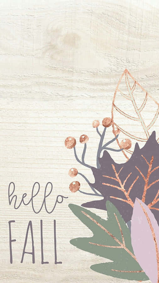 Låseskjerm Søt Høst Bakgrunnsbildet