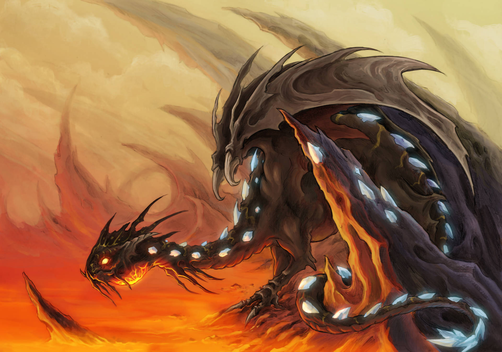 Lava Dragon Taustakuva