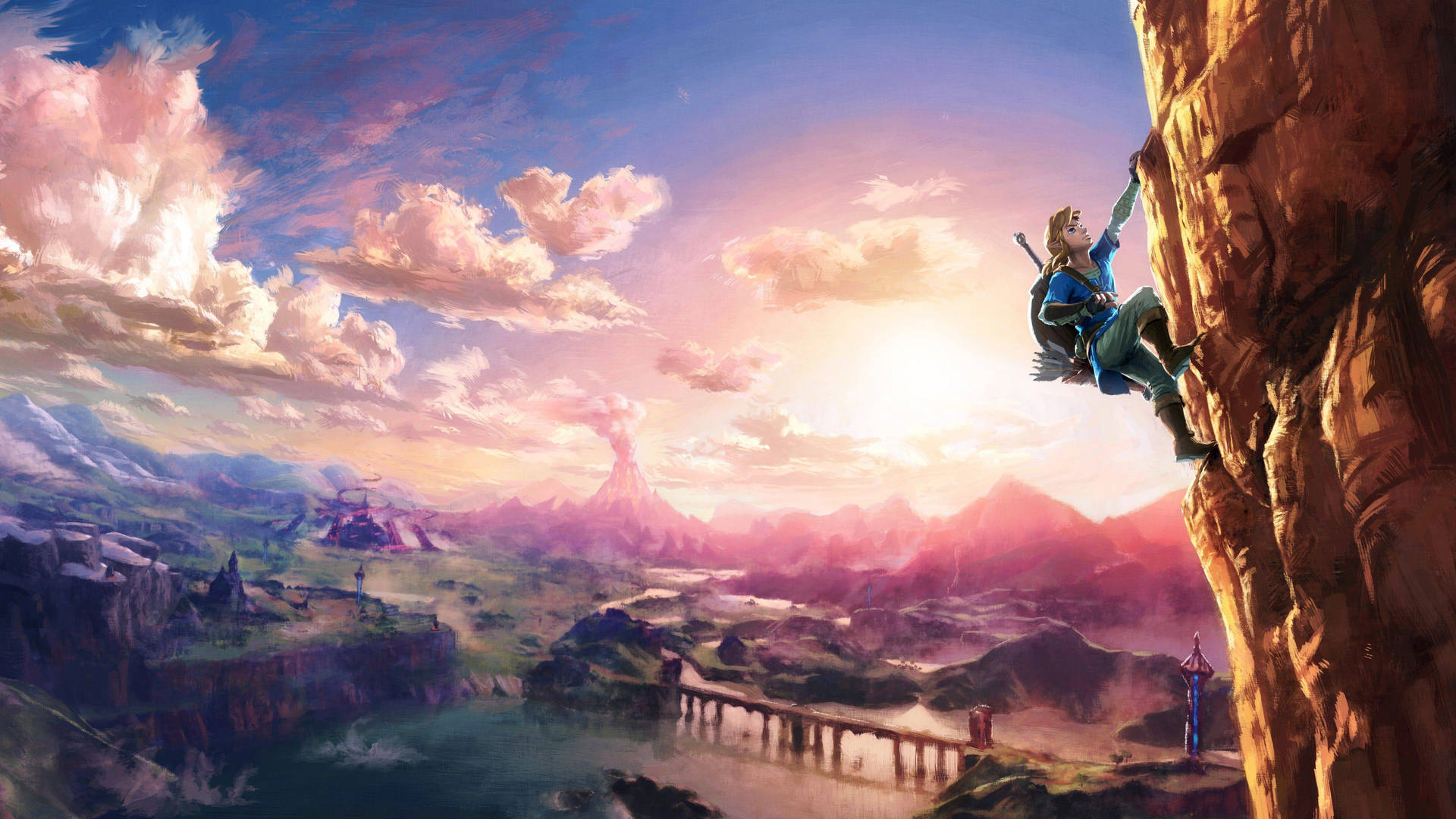 Legend Of Zelda Breath Of The Wild Background Wallpaper