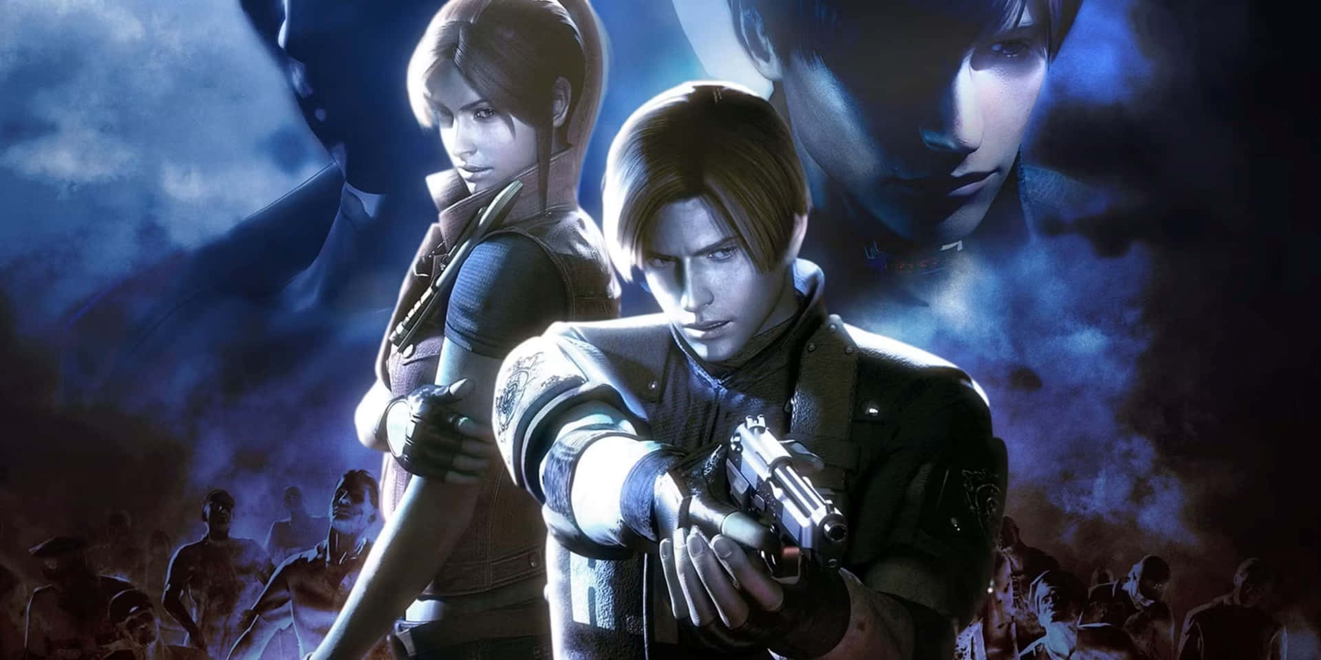 Leon Kennedy Et Claire Redfield Fond d'écran