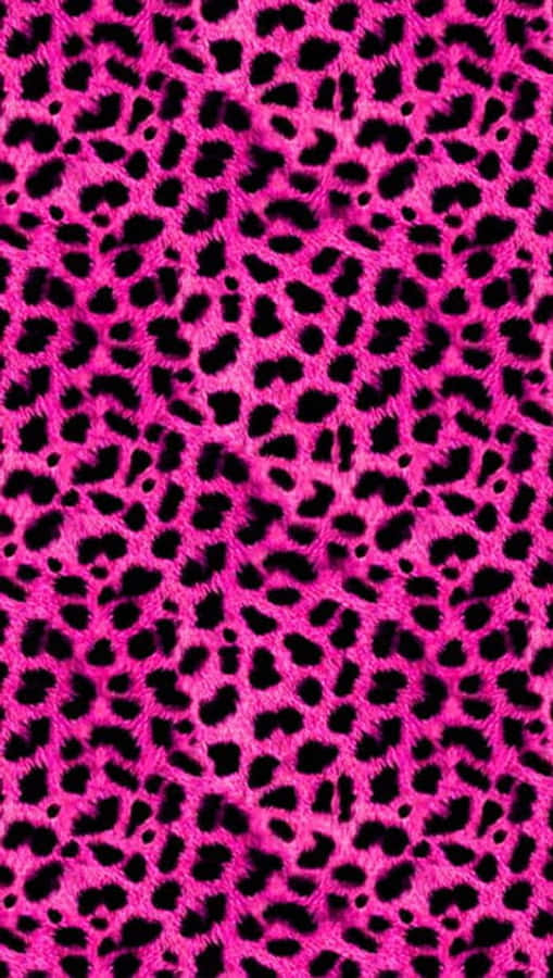 Leopardo Glitter Papel de Parede