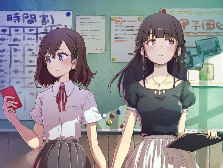Lesbian Anime Wallpaper