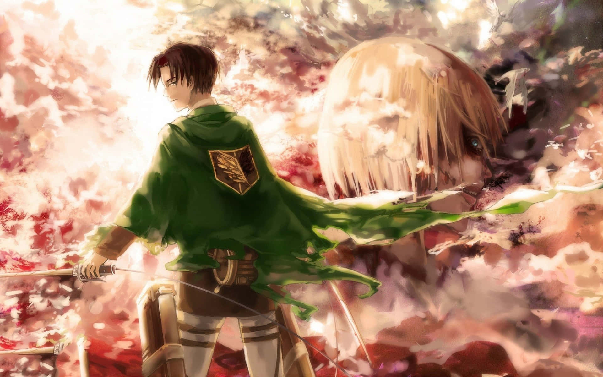 Levi Ackerman Desktop Achtergrond