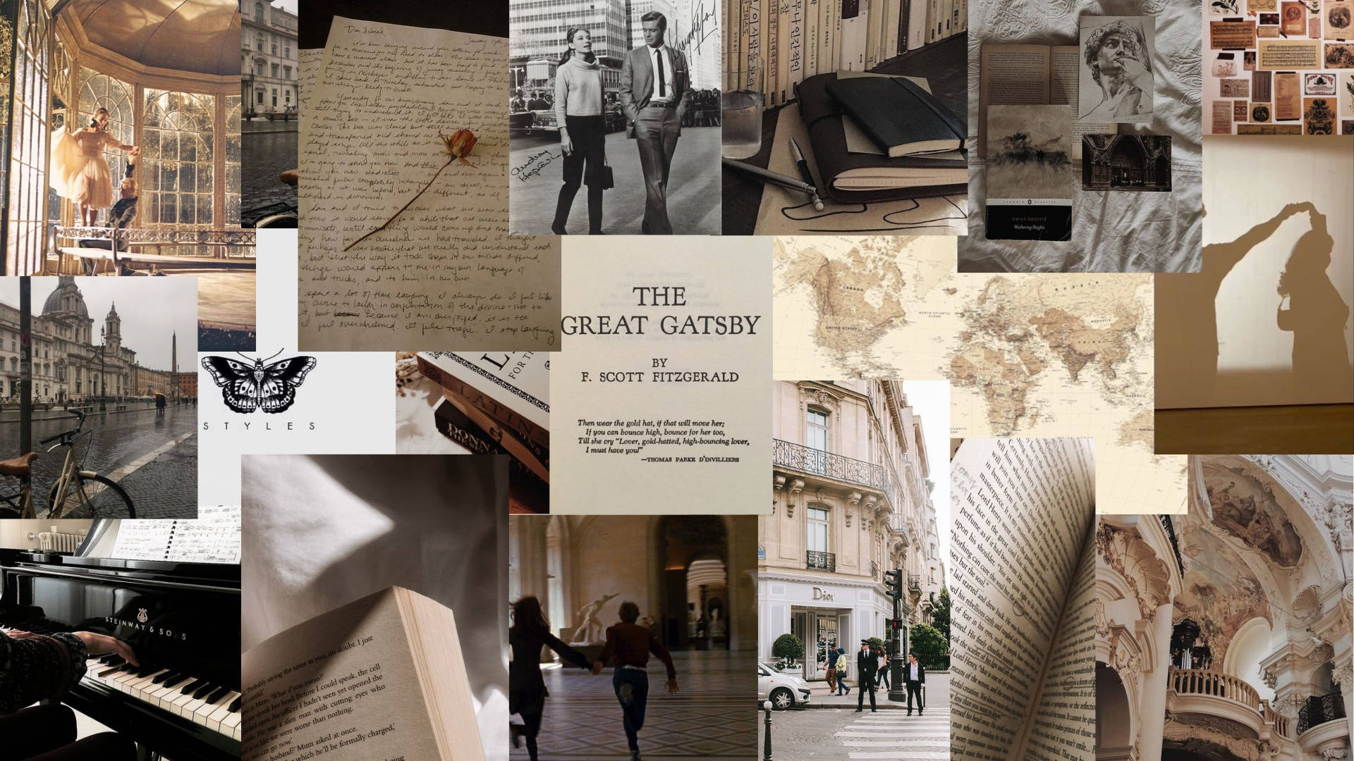 Light Academia Aesthetic Wallpaper