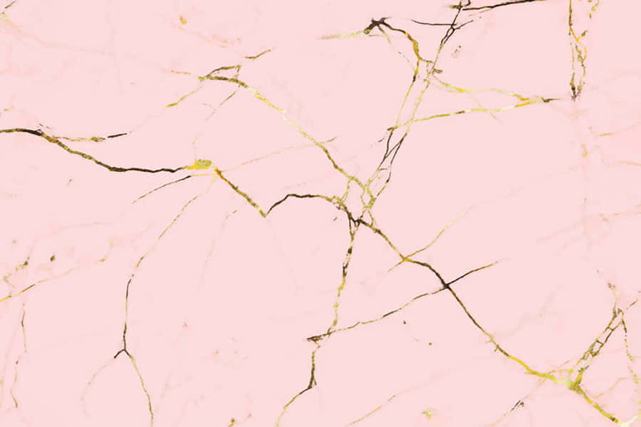 Light Pink And Gold Wallpaper