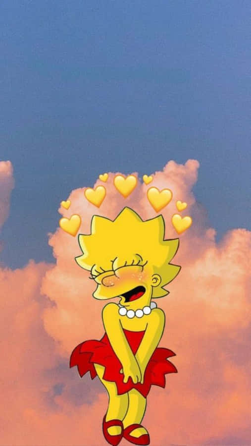 Lisa Simpson Aesthetic Achtergrond