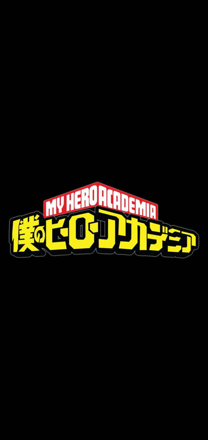 Logo De My Hero Academia Fondo de pantalla