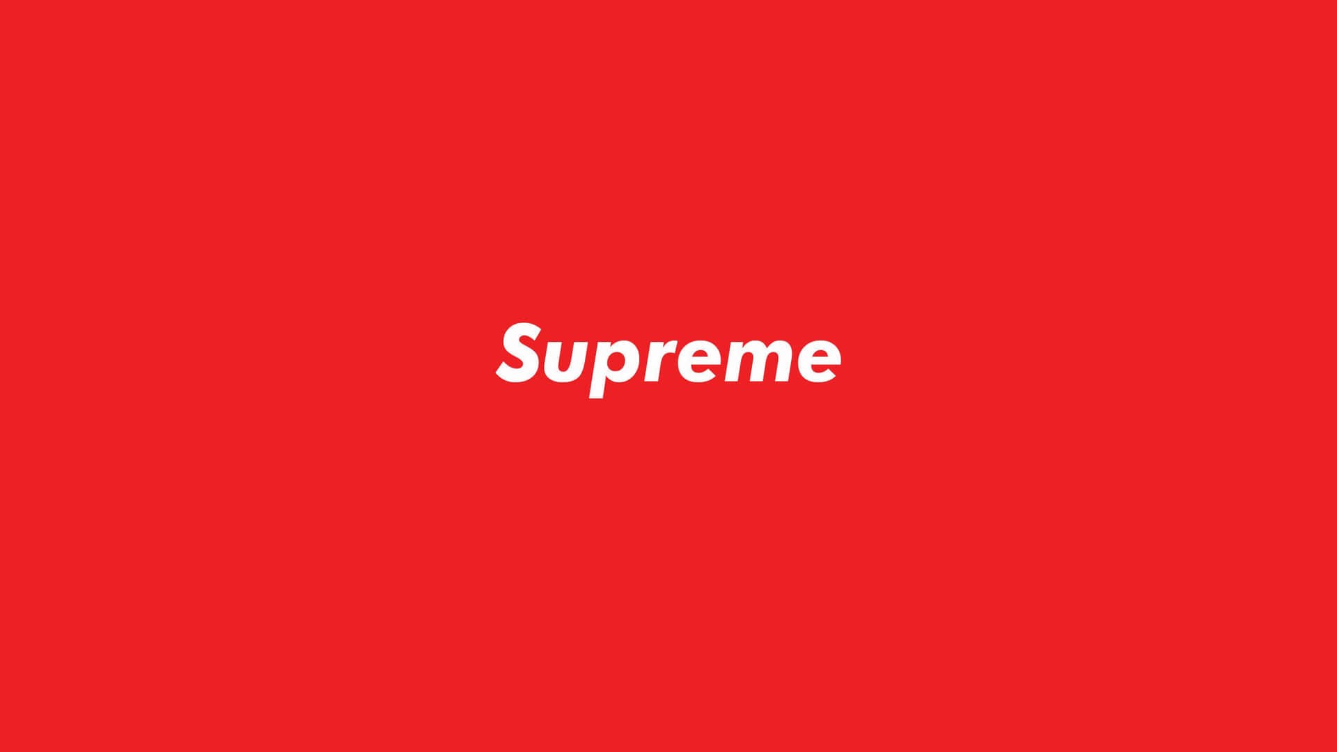 Logo De Supreme Fondo de pantalla