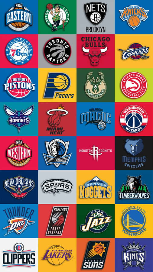 Logos De Equipos De La NBA Fondo de pantalla