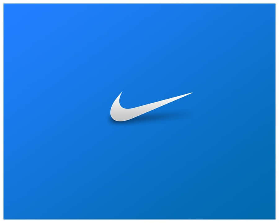 Logotipo Azul Da Nike Papel de Parede