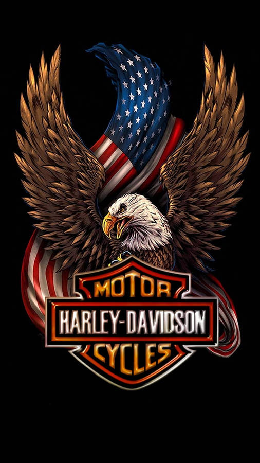 Logotipo Da Harley Davidson Papel de Parede