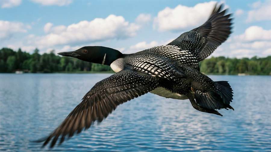 Loon Terbang — Loon Wallpaper