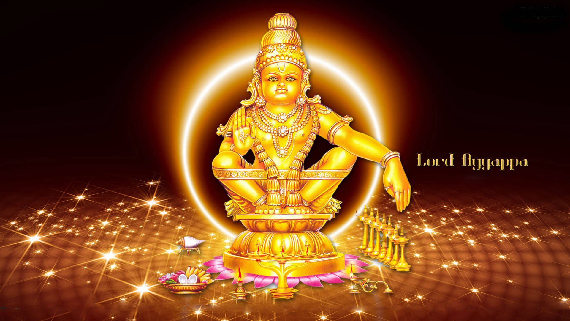 Lord Ayyappa Bakgrunnsbildet