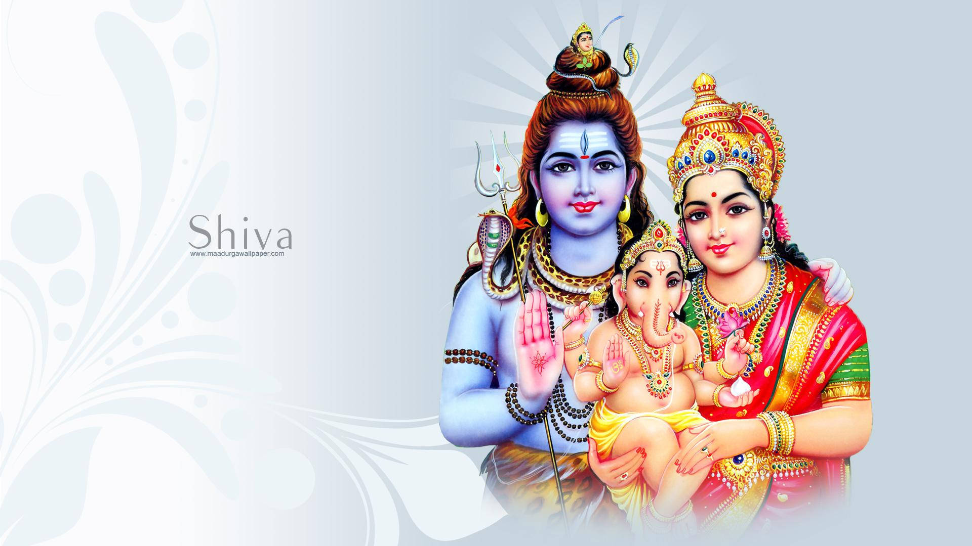 Lord Shiva Familiebilleder