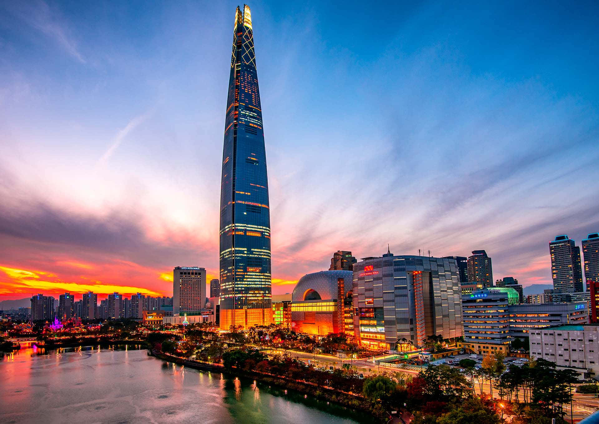 Lotte World Tower Achtergrond