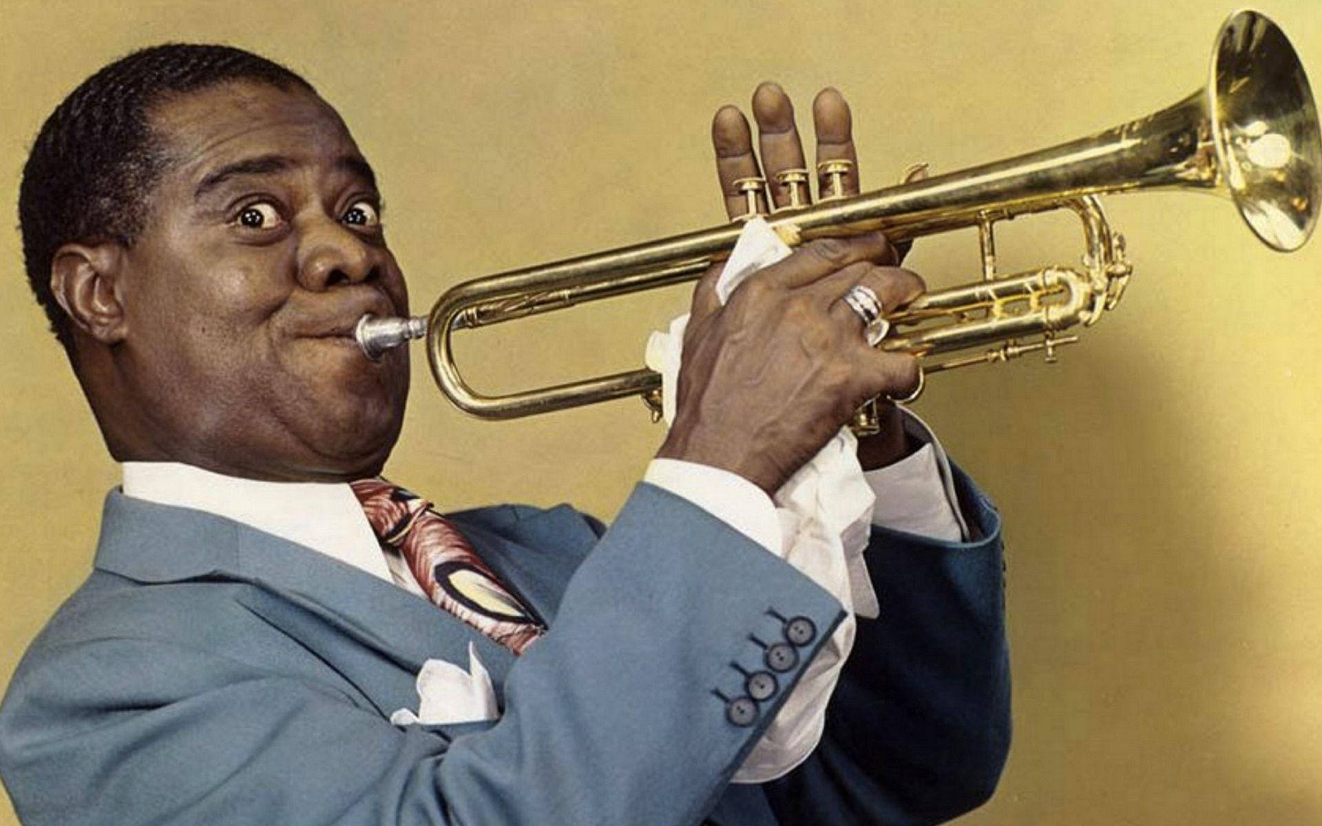 Louis Armstrong Background Wallpaper