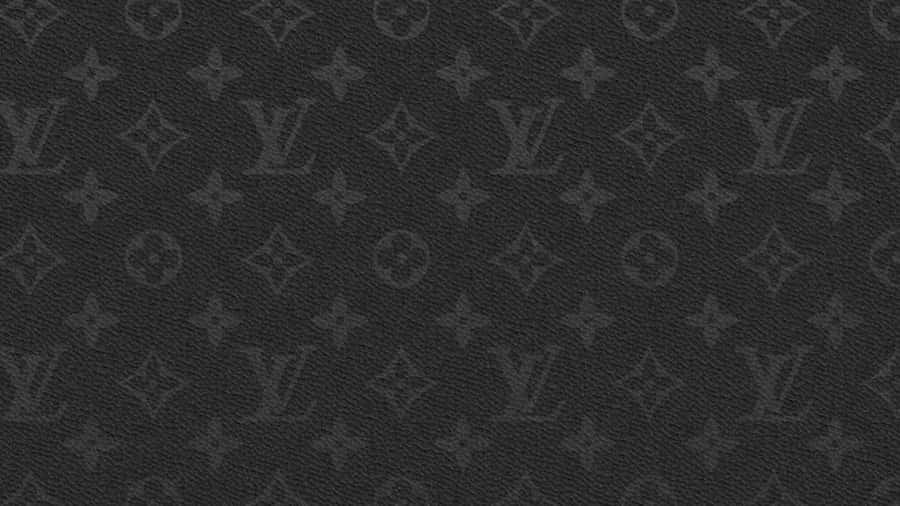 Dark textured leather with repeating monogram pattern. — Louis Vuitton Background