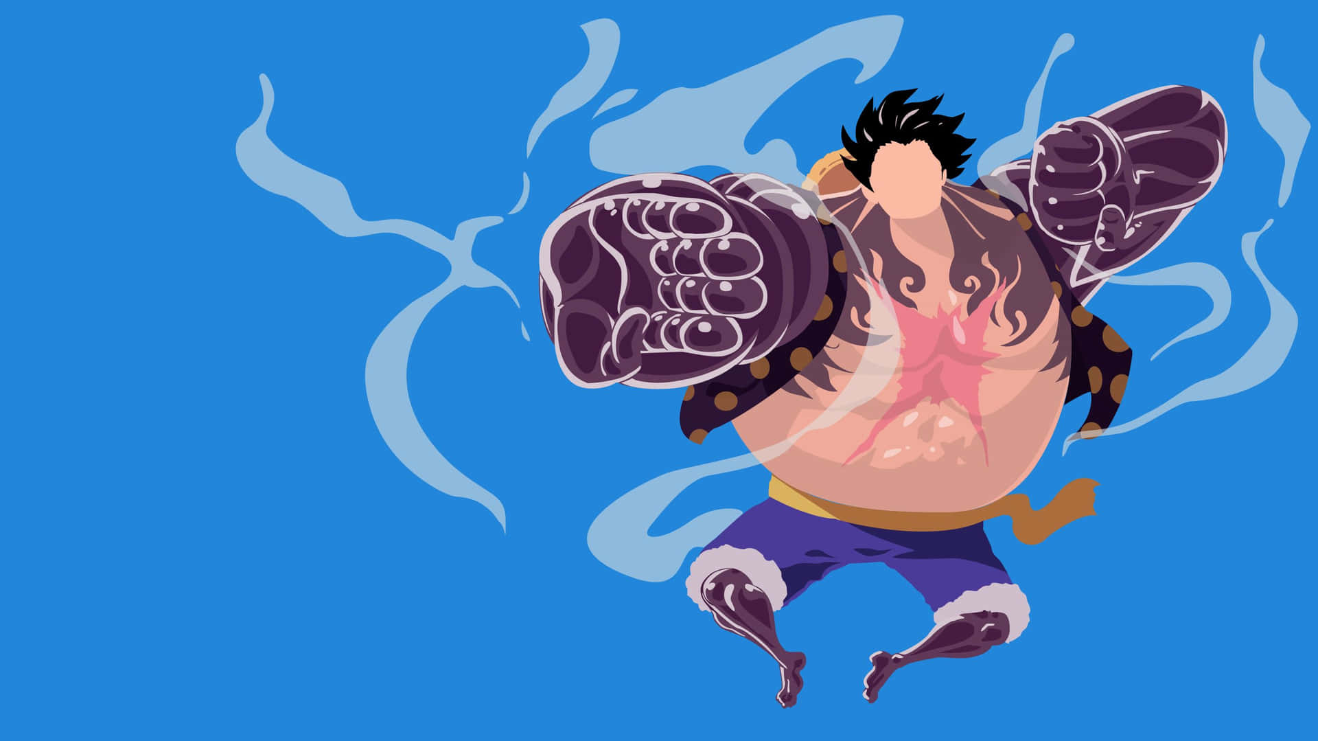 Luffy Full Body Bakgrunnsbildet