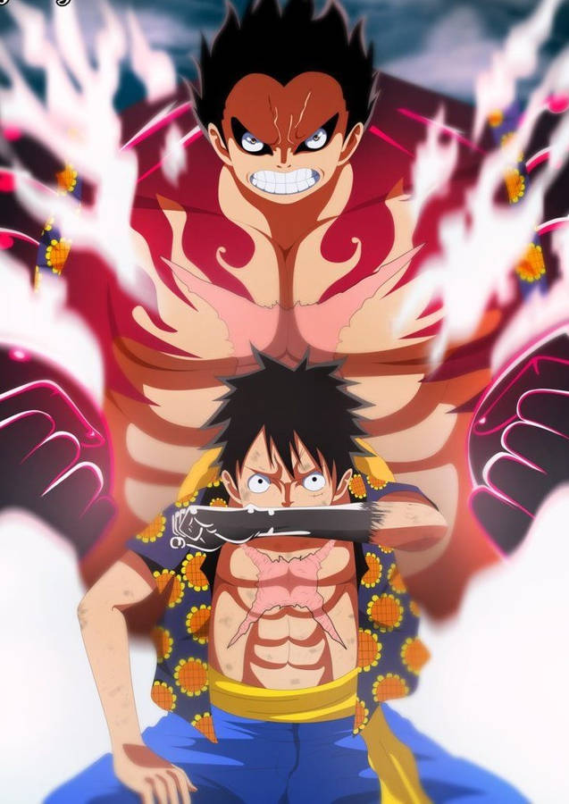 Luffy Gear 4 Bakgrunnsbildet