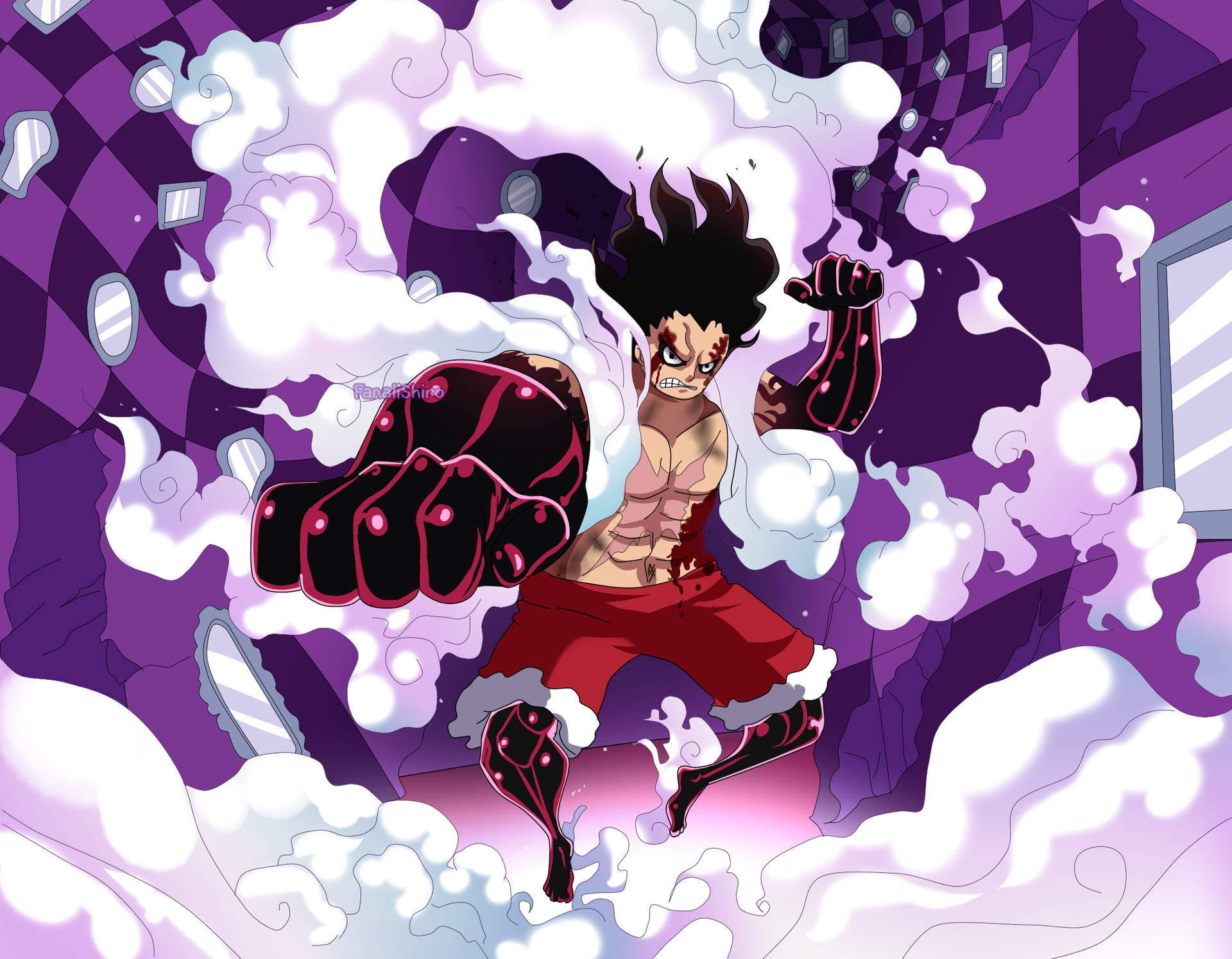 Luffy Gear 4 Achtergrond