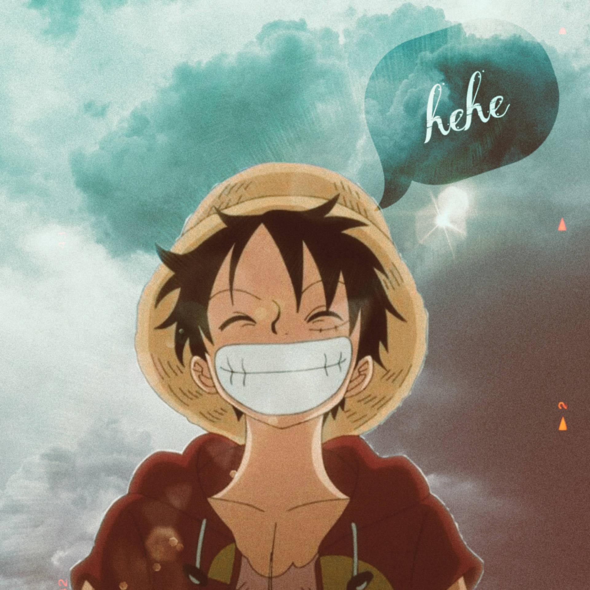 Luffy Glimlach Achtergrond