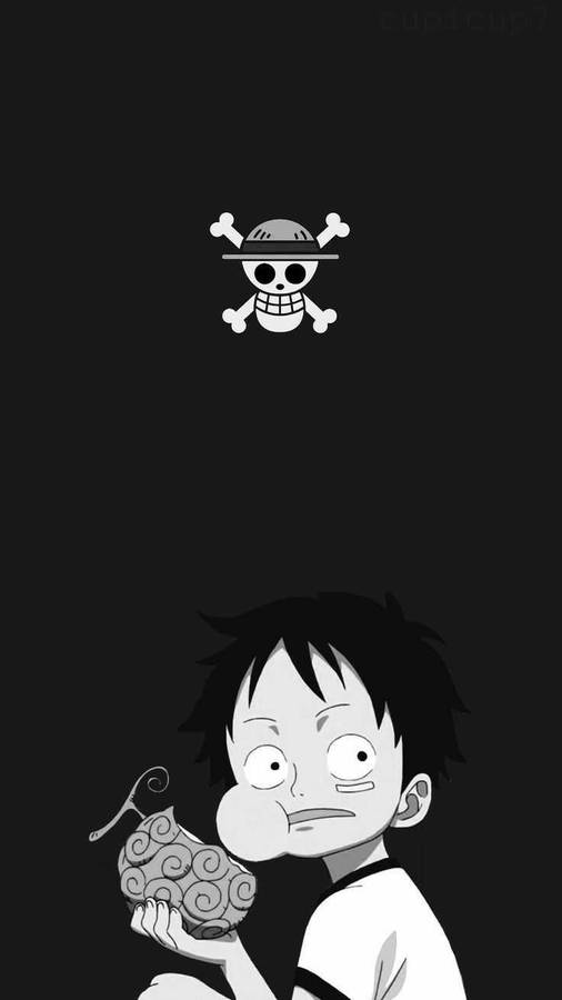 Luffy Musta Taustakuva