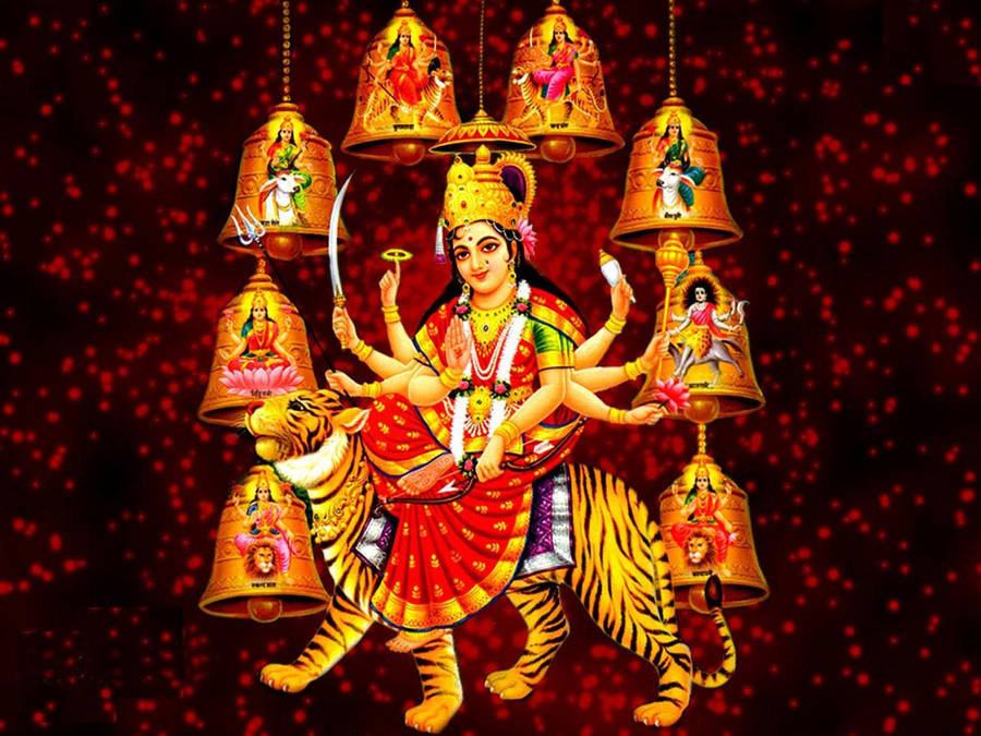 Maa Durga Achtergrond