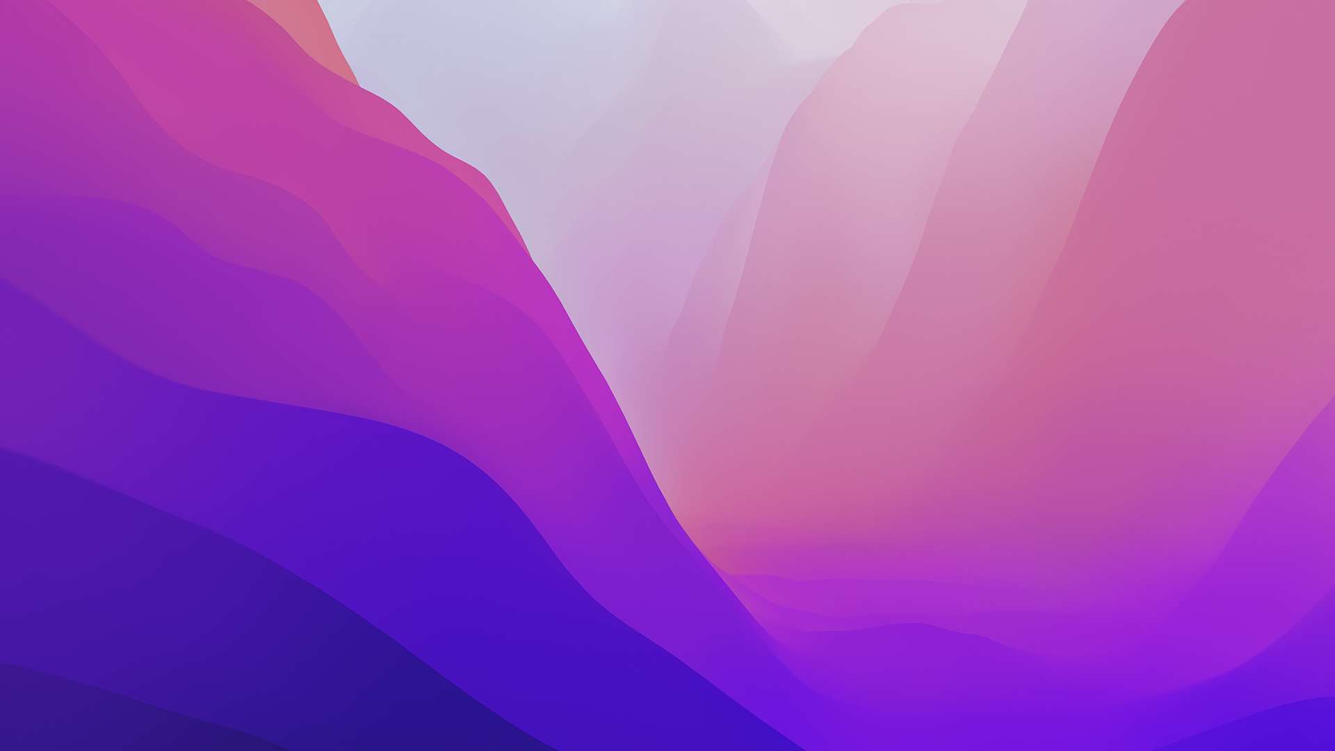 Abstract digital artwork with flowing purple pink and violet gradients. — Macbook Background