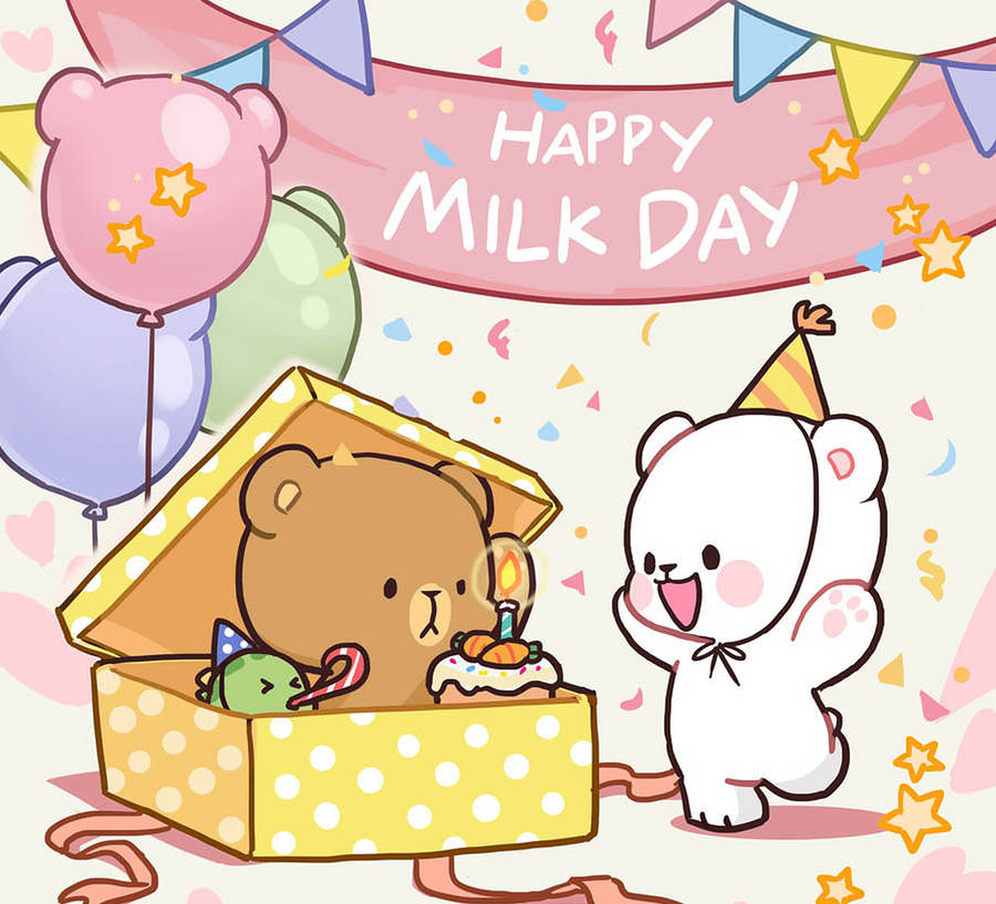 Mælk Og Mokka Bears Wallpaper