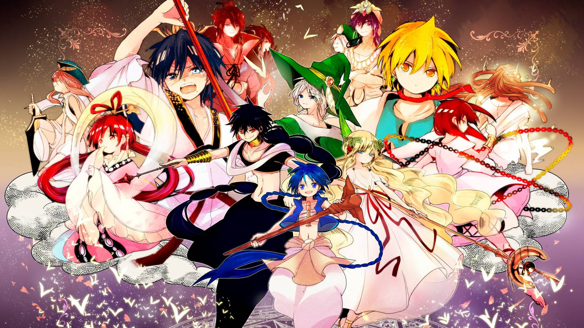 Magi The Labyrinth Of Magic Achtergrond