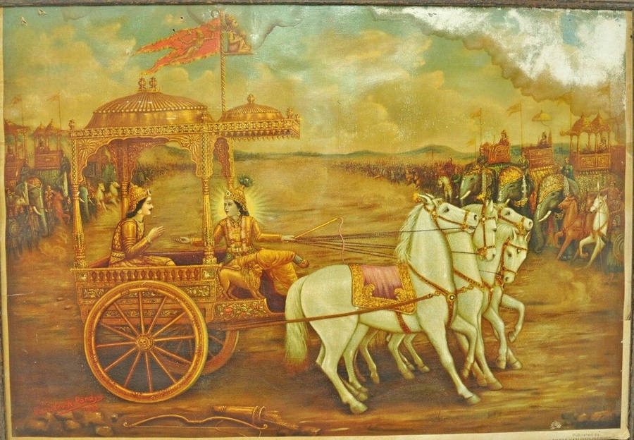 Mahabharat Krishna Taustakuva