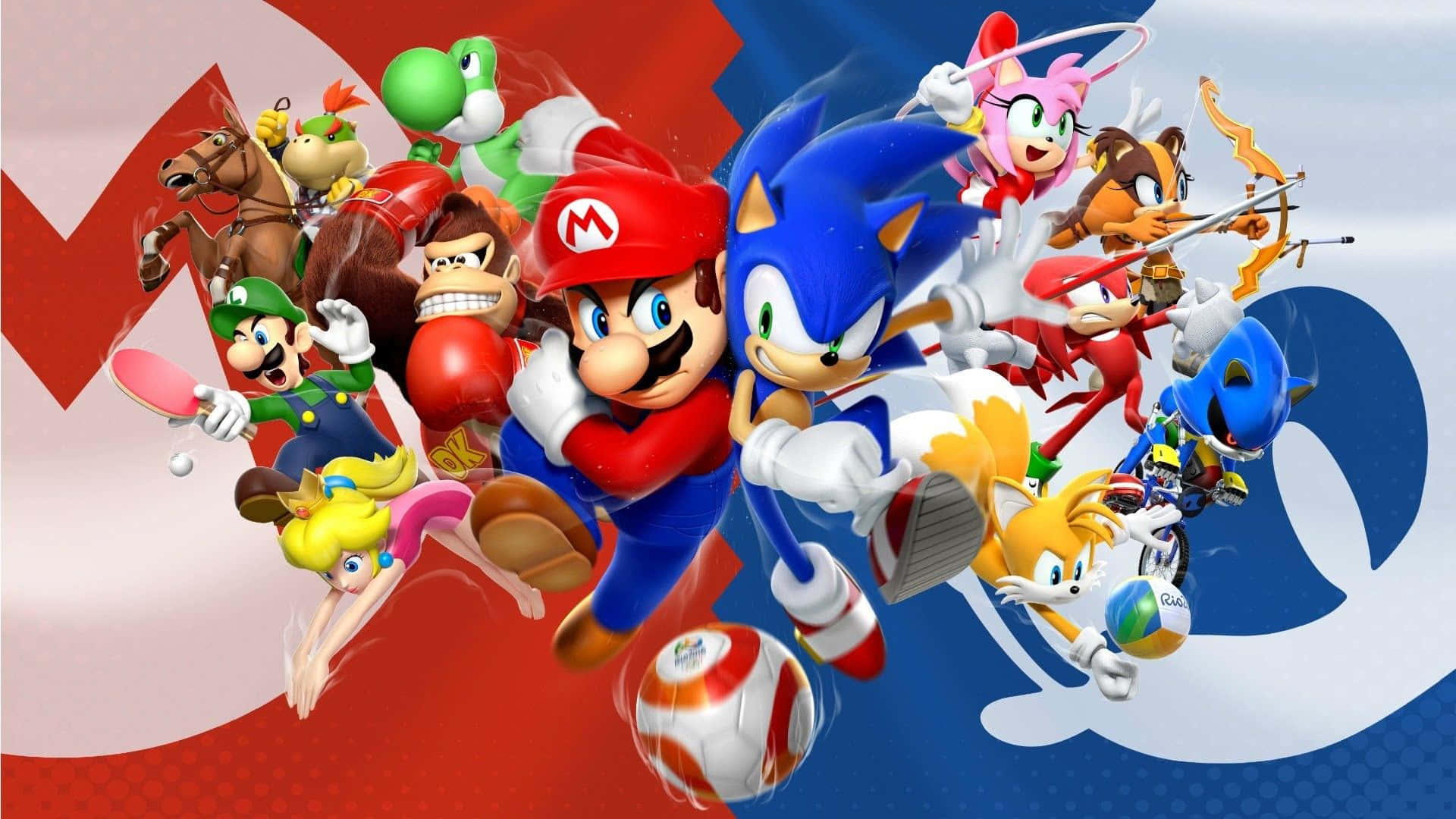 Mario And Sonic At The Olympic Games Wallpaper