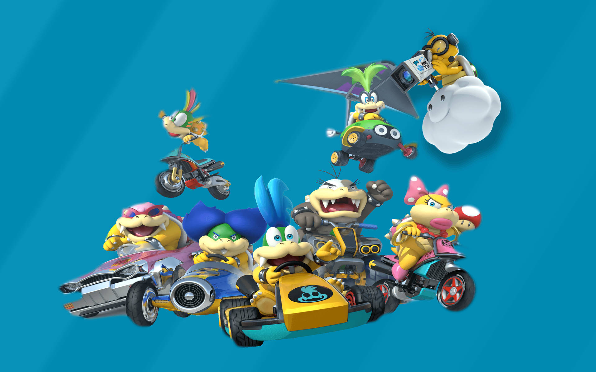 Mario Kart 8 Background Wallpaper