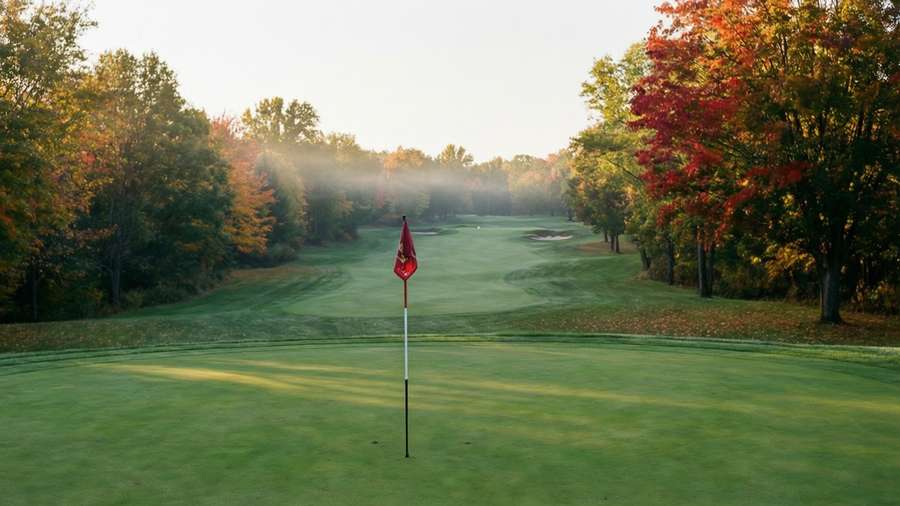 A professional landscape of a misty autumn morning at Angus Glen. — Markham Picture