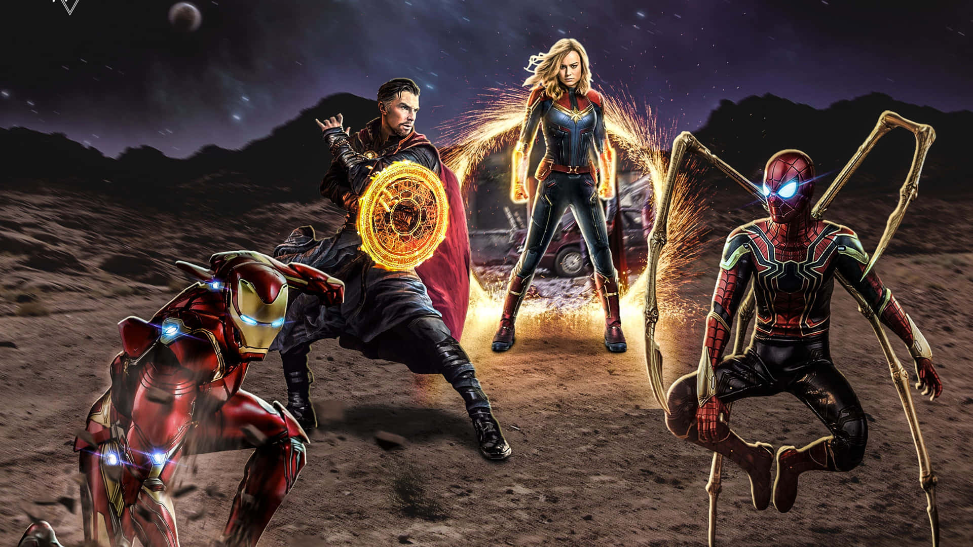 Marvel Avengers Spel Wallpaper